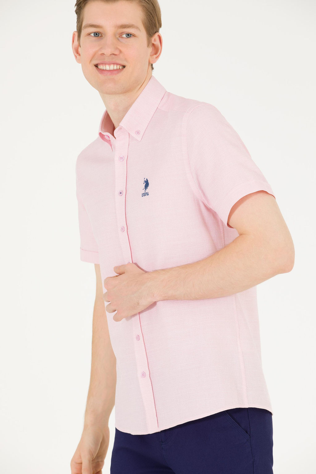 U. S. Polo Assn / Мужская рубашка Magnolia с коротким рукавом - U.s. polo assn фото 16