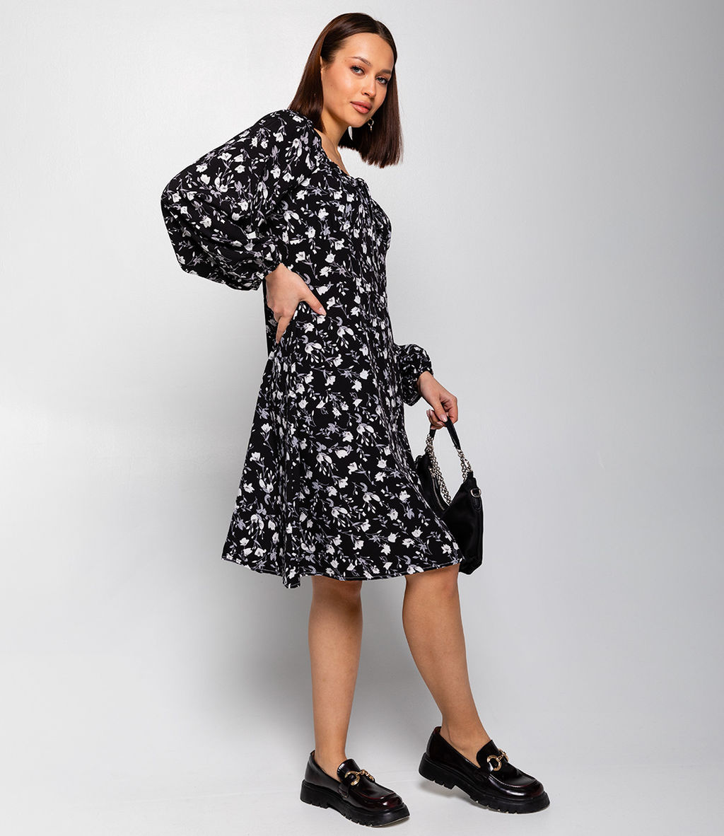 Платье #КТ63008, чёрный