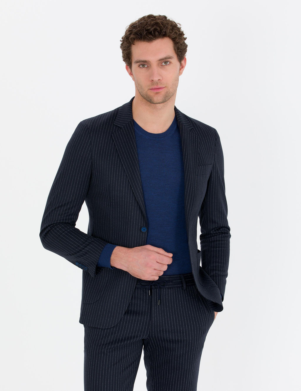 Темно-синий Ex. Узкая куртка - Cacharel фото 3