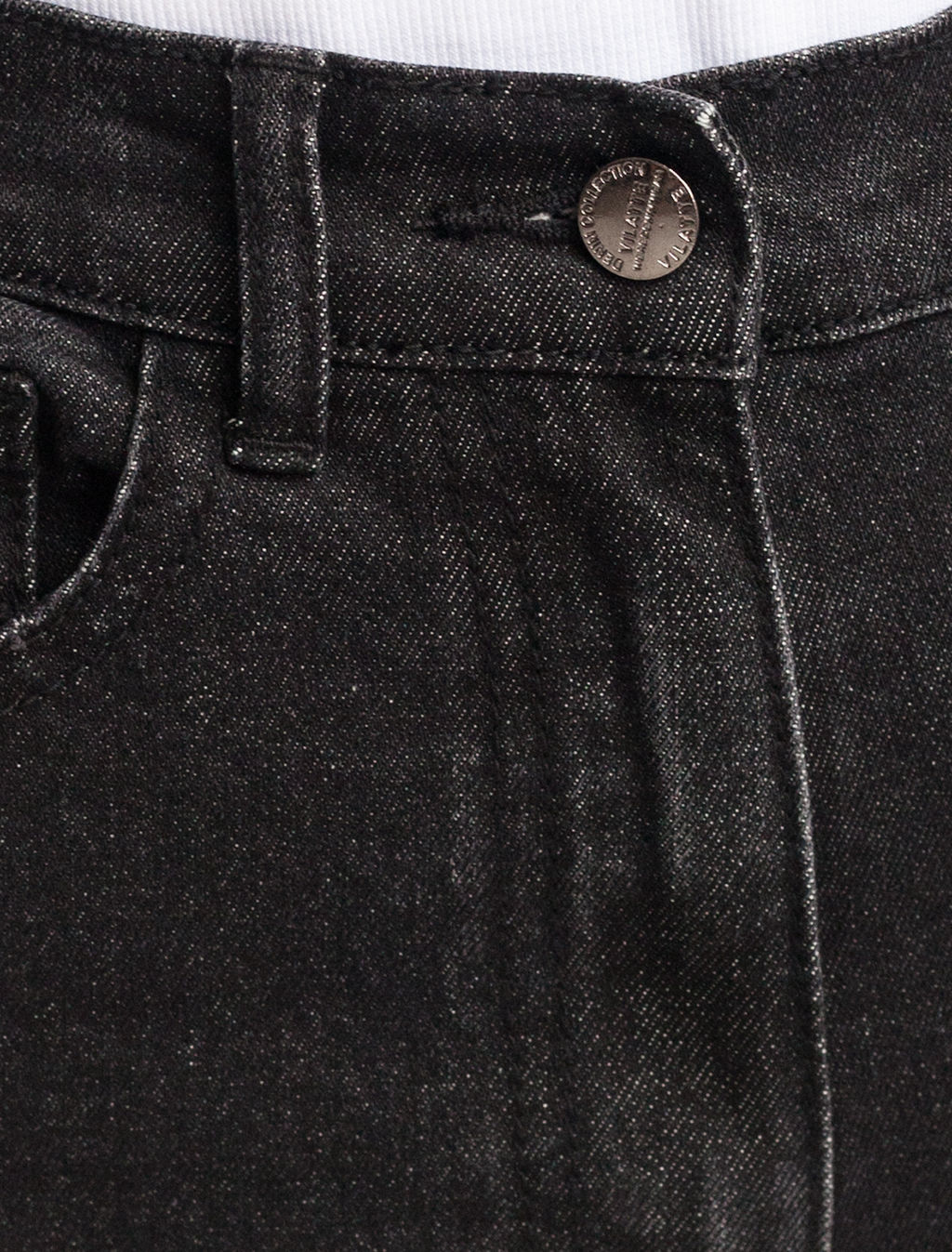 Джинсы mom-fit из денима со спандексом - Vilatte фото 3