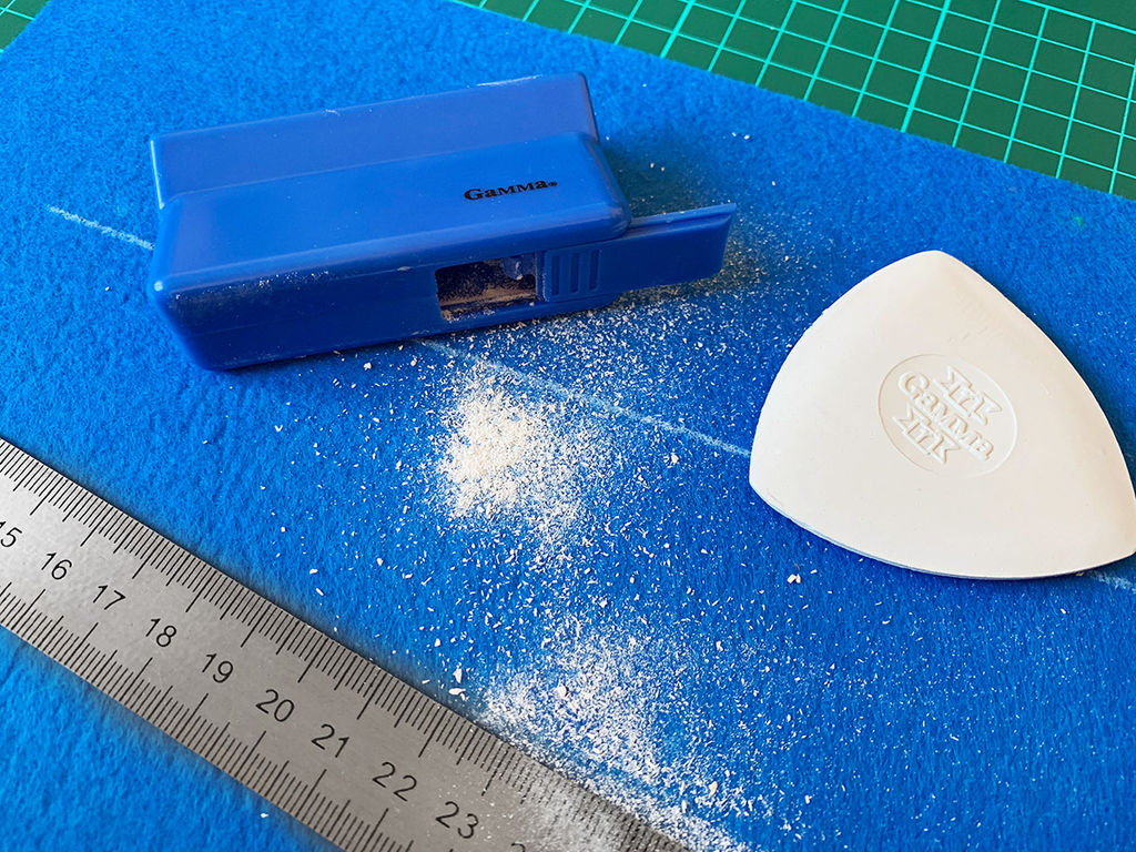 Gamma TC-112 Мел портновский восковой 10 шт белый