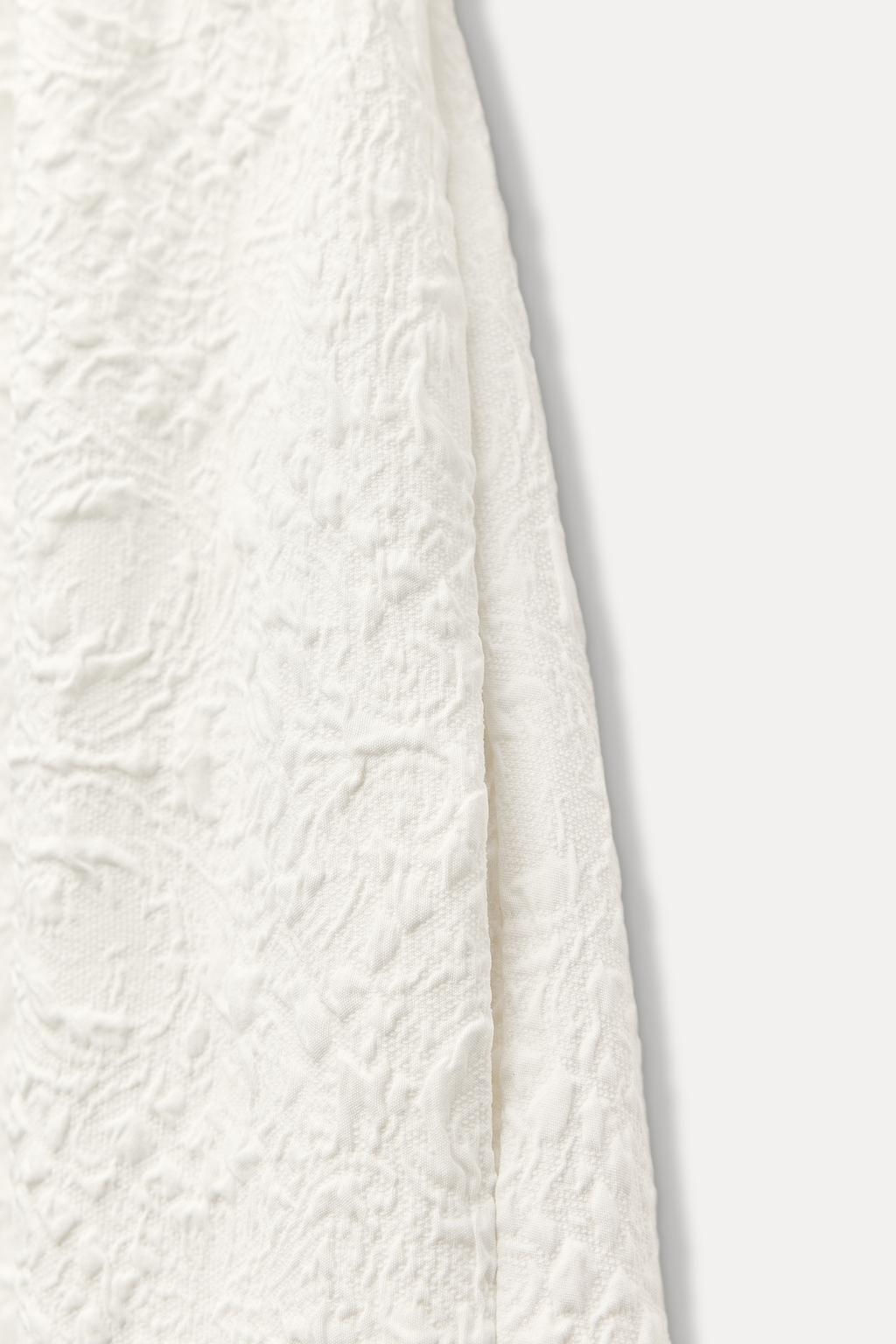 JACQUARD MIDI DRESS - Zara фото 9