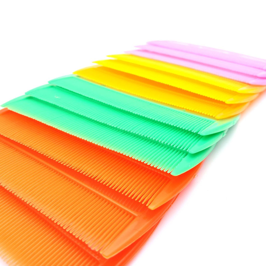 Rama Rose Гребешок для волос двусторонний 217, пластик, 12 шт.  фото 2