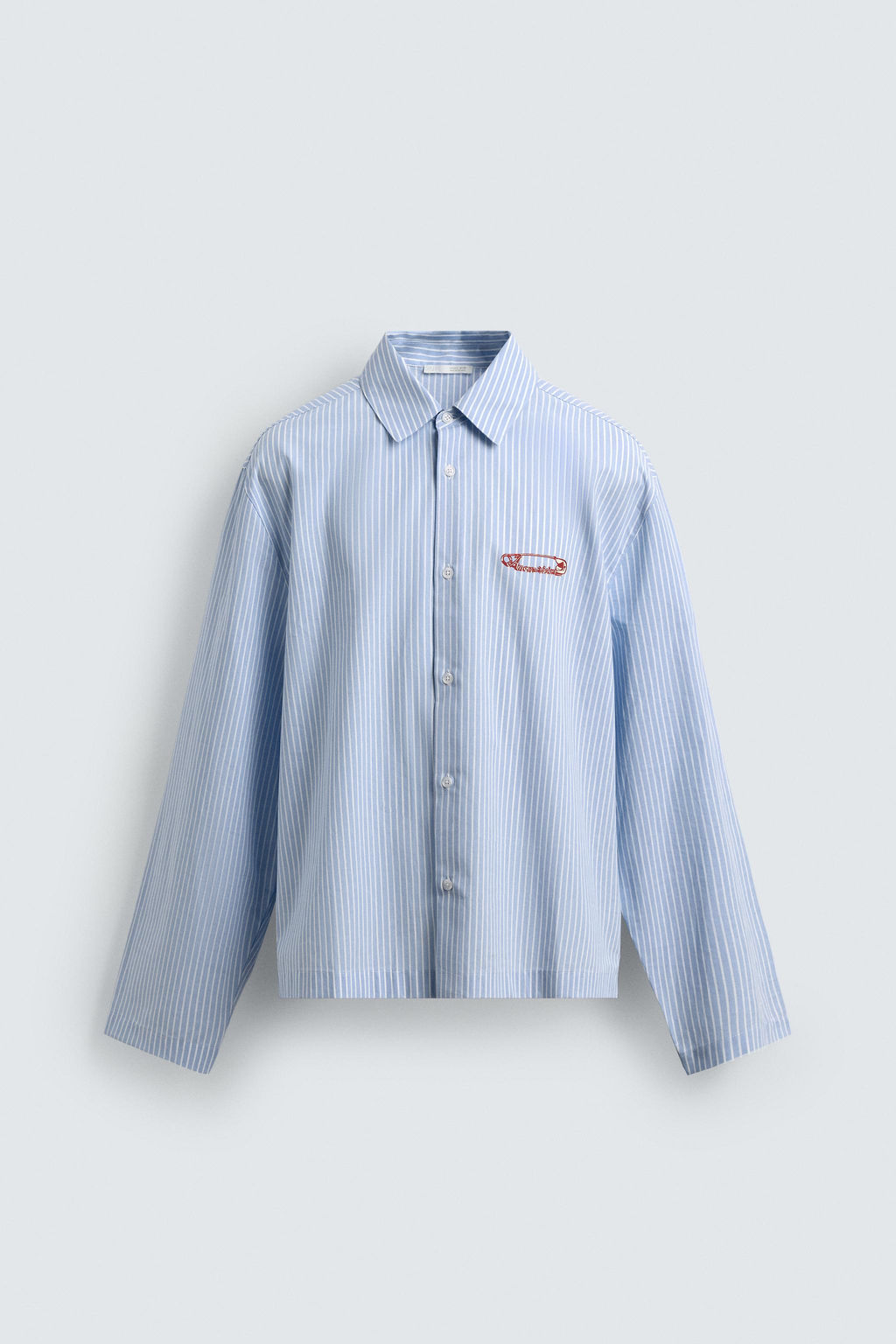 Рубашка Zara CAMISA RAYAS в полоску