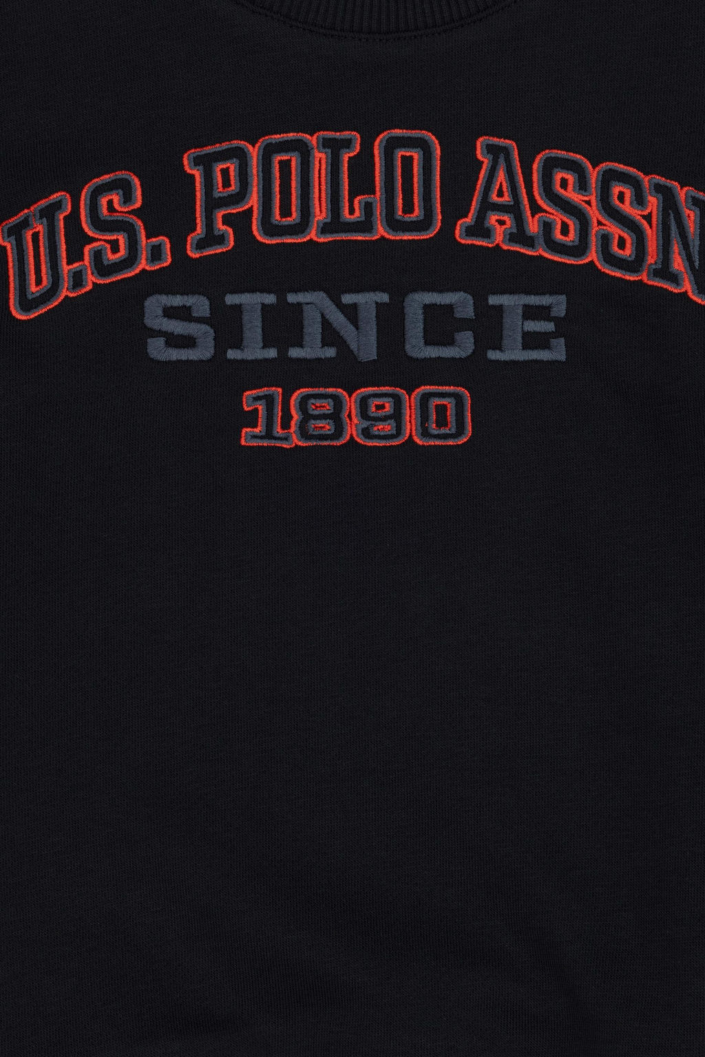 Erkek _ocuk Siyah Bisiklet Yaka Sweatshirt Sepette S_rpriz _ndirim - U.s. polo assn фото 3