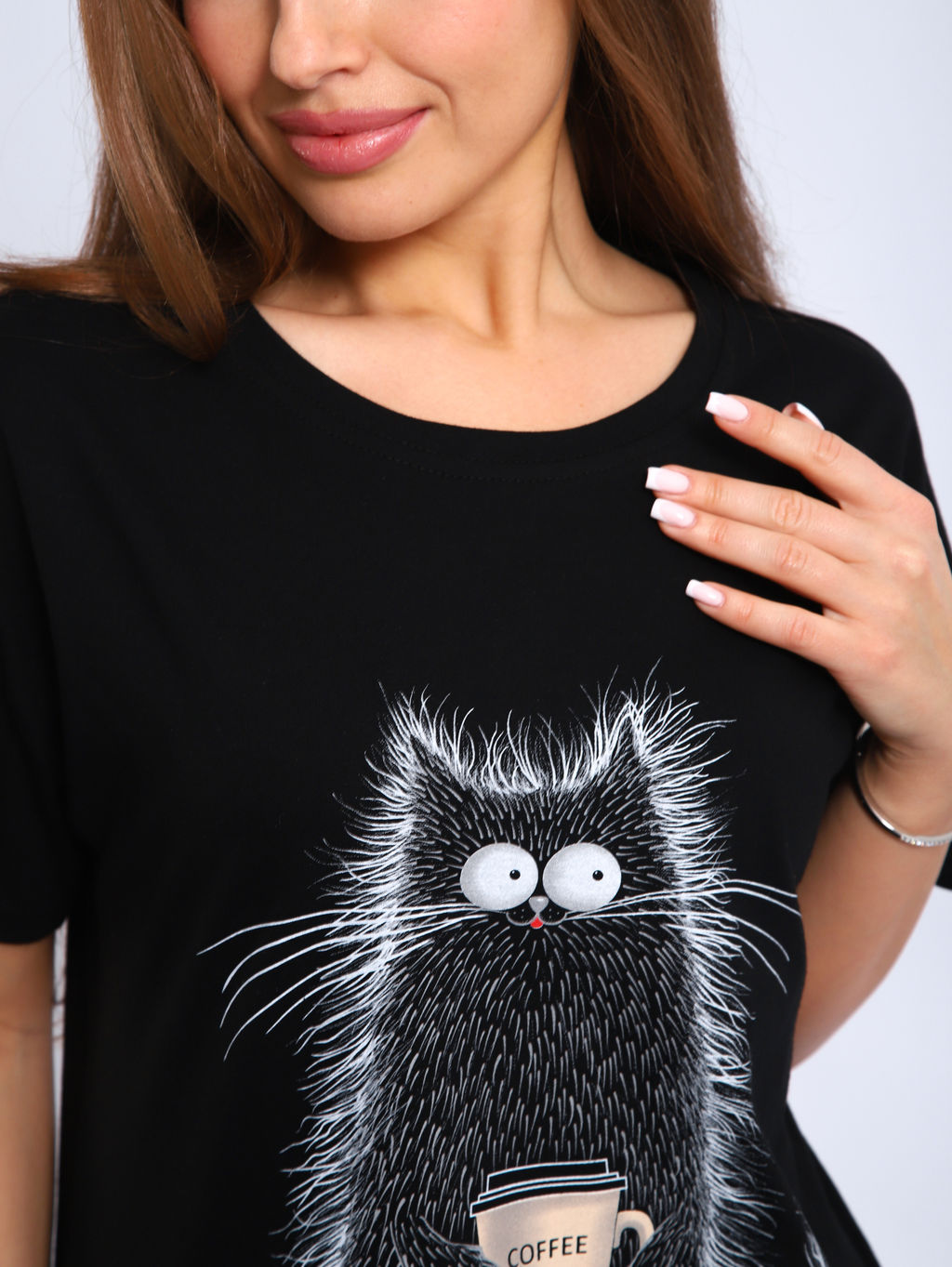 Пижама женская 1-247 (черный)