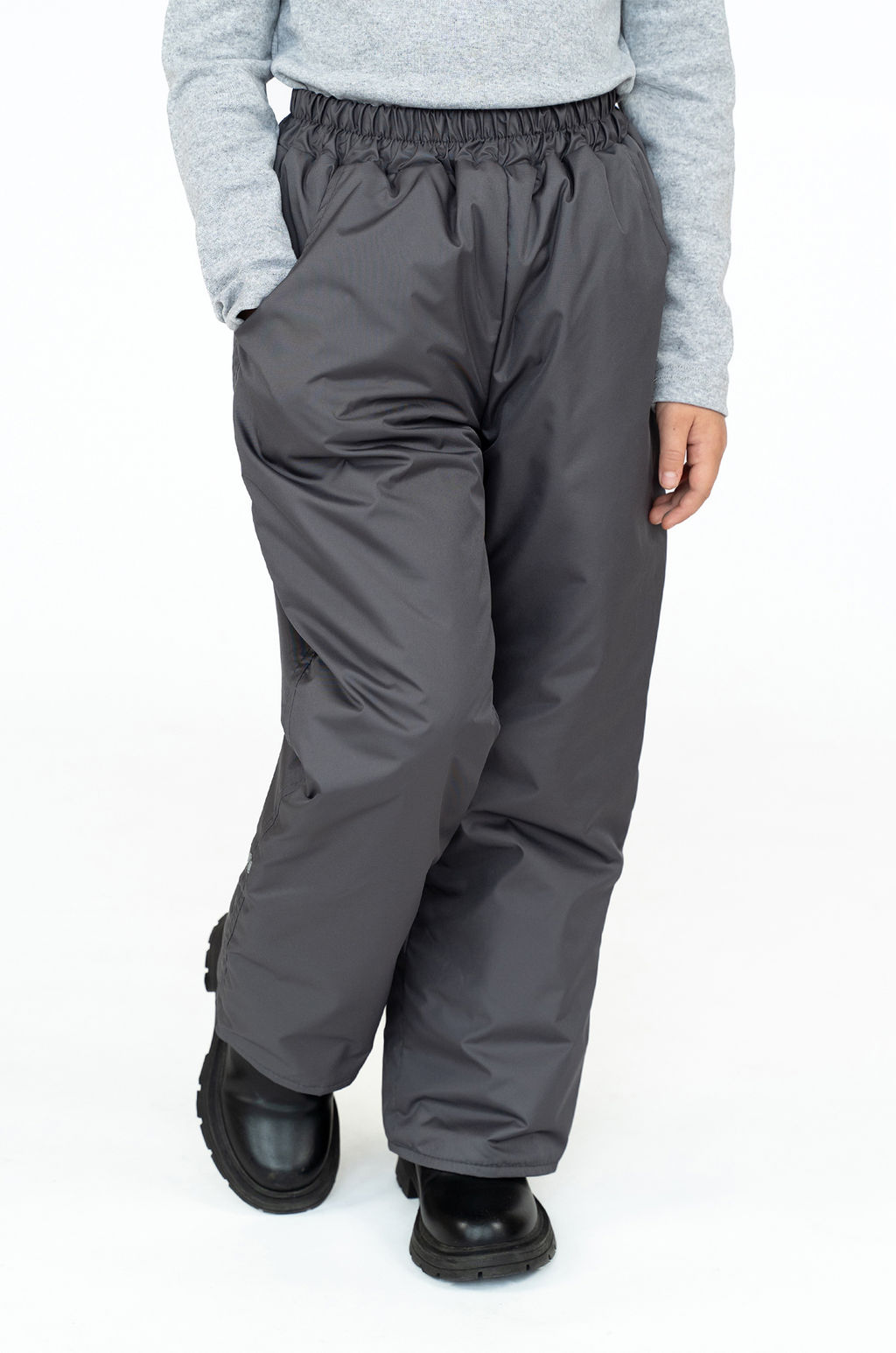 Брюки демисезонные серые