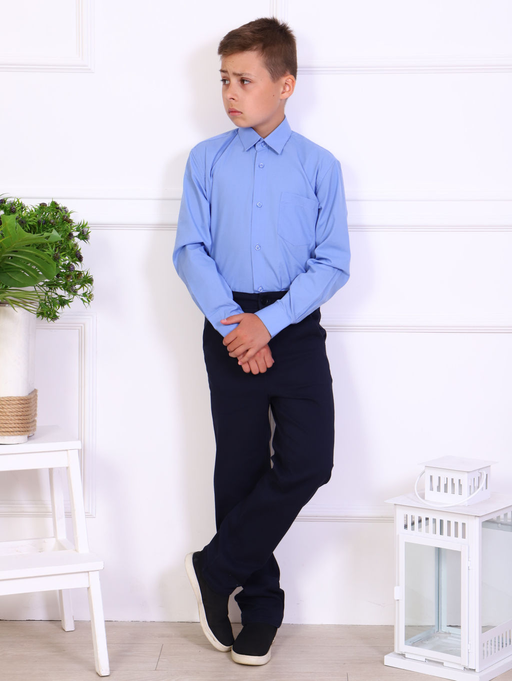 Рубашка "Ученик" синий