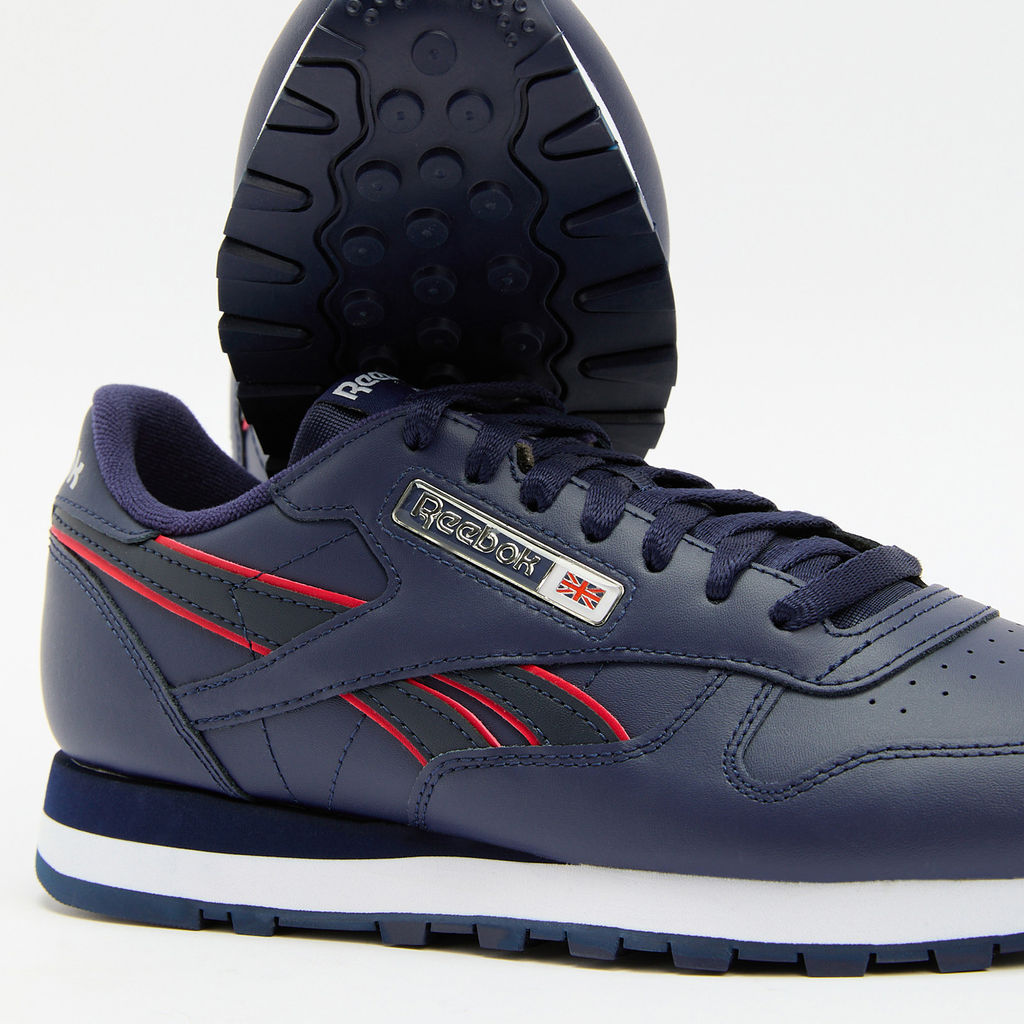 Кроссовки REEBOK CLASSIC LEATHER Артикул 4123670, темно-синий