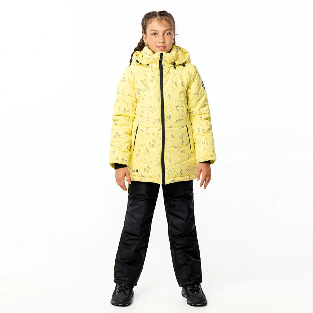 RODOS Куртка для девочки мембрана зима М-283 (Куртка) Жёлтый