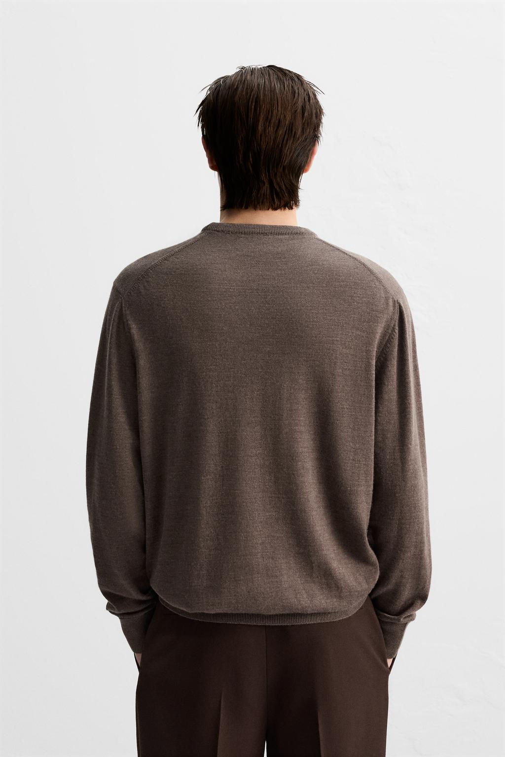 MERINO WOOL SWEATER - Zara фото 11