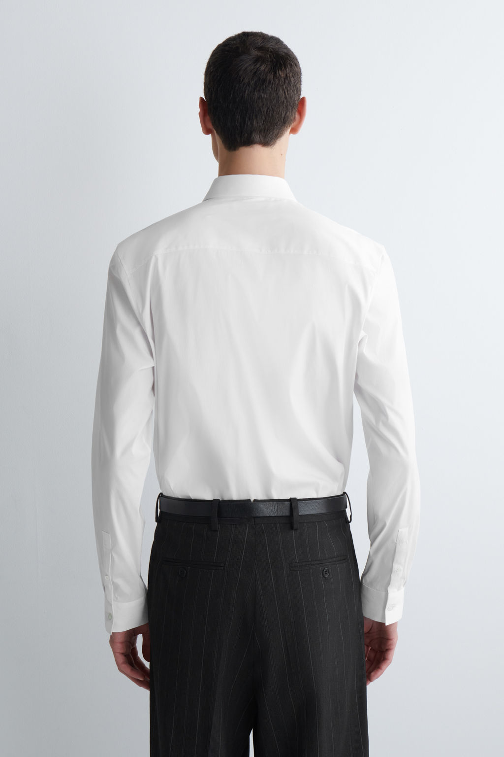 CAMISA SASTRE DE POPELINA DE ALGOD?N SLIM FIT - H&m фото 8