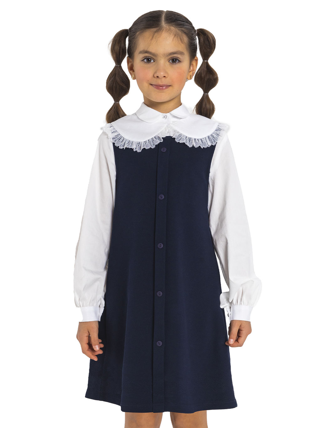 Школьный сарафан для девочки О76561 - Карамелли фото 4