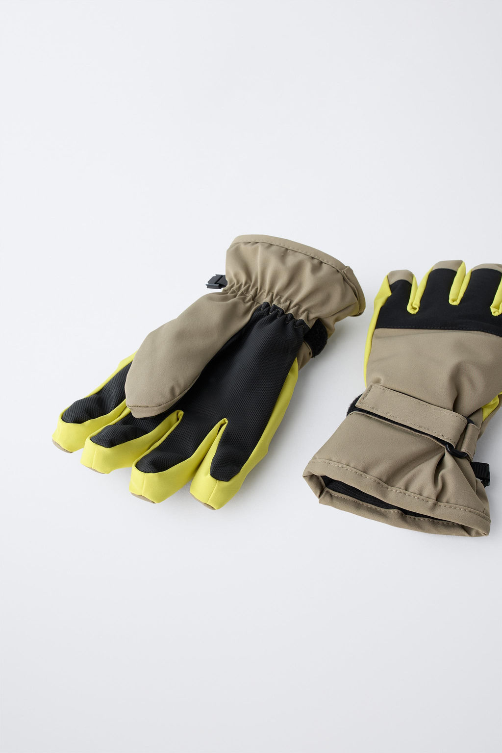 WINDPROOF SKI COLLECTION GLOVES - Zara фото 7
