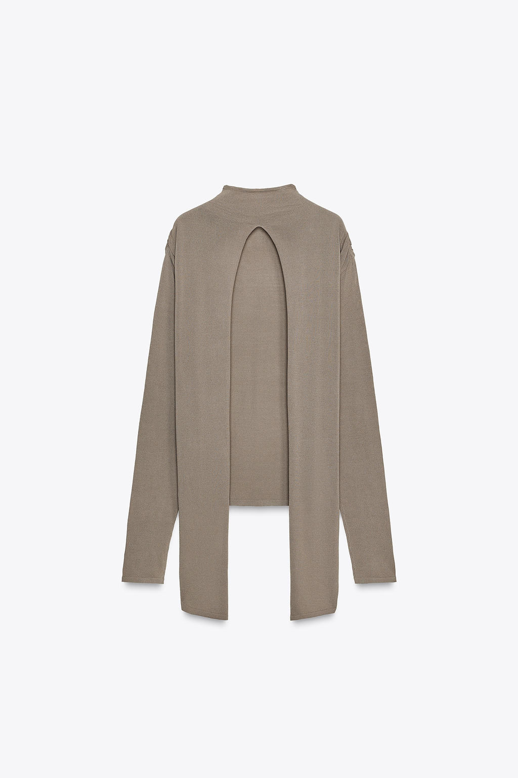 KNIT TOP WITH TIE BACK - Zara фото 7