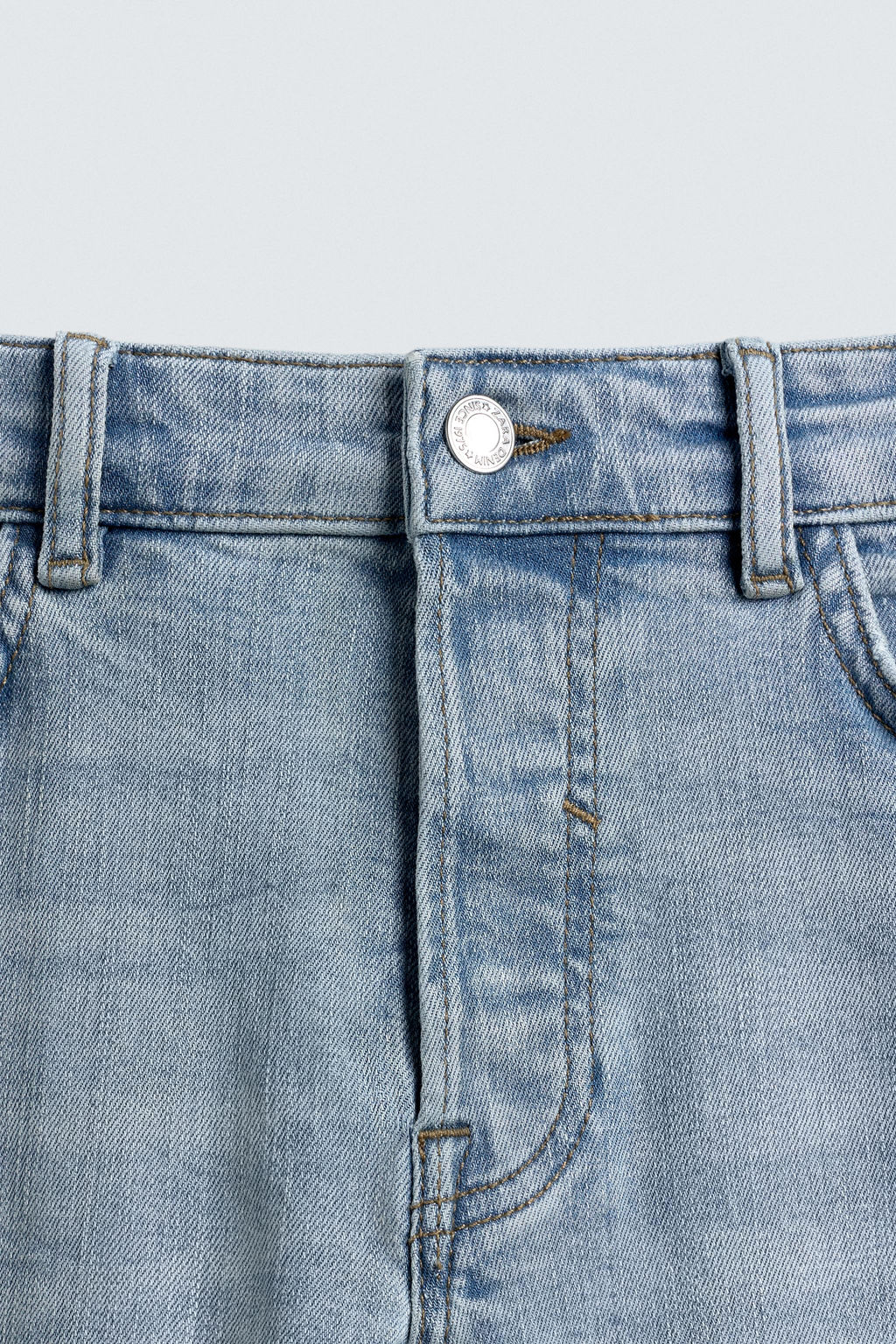 RIPPED SKINNY FIT JEANS - Zara фото 9