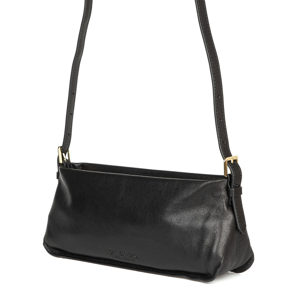 70238 black, Женская кожаная сумка, Barcelo Biagi