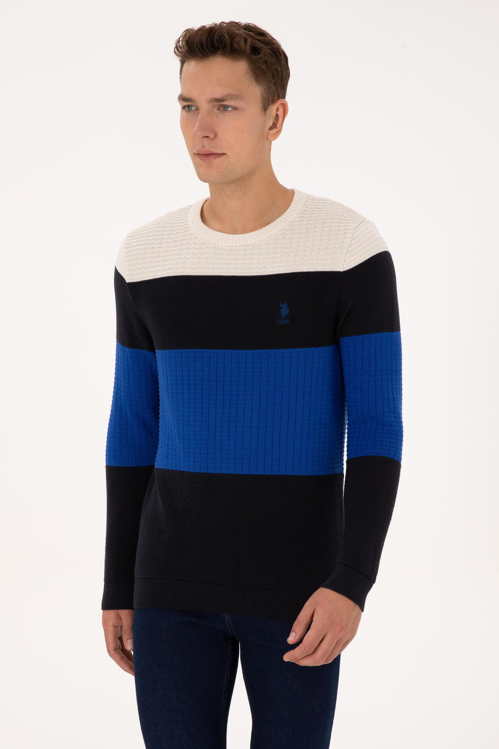 Erkek Lacivert Kazak - U.s. polo assn фото 3