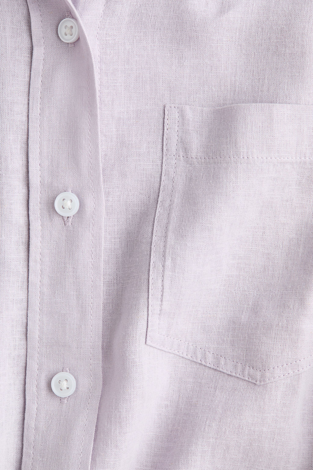 Camisa en mezcla de lino - H&m фото 8