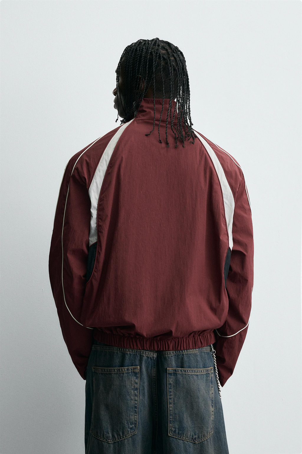 CONTRAST COLOUR BLOCK TECHNICAL JACKET