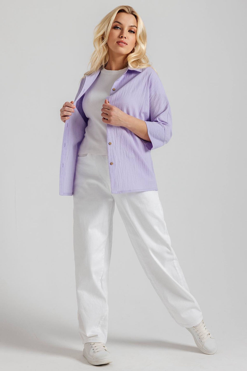 Блузка женская 4274/19/Лавандовый - Rise фото 3