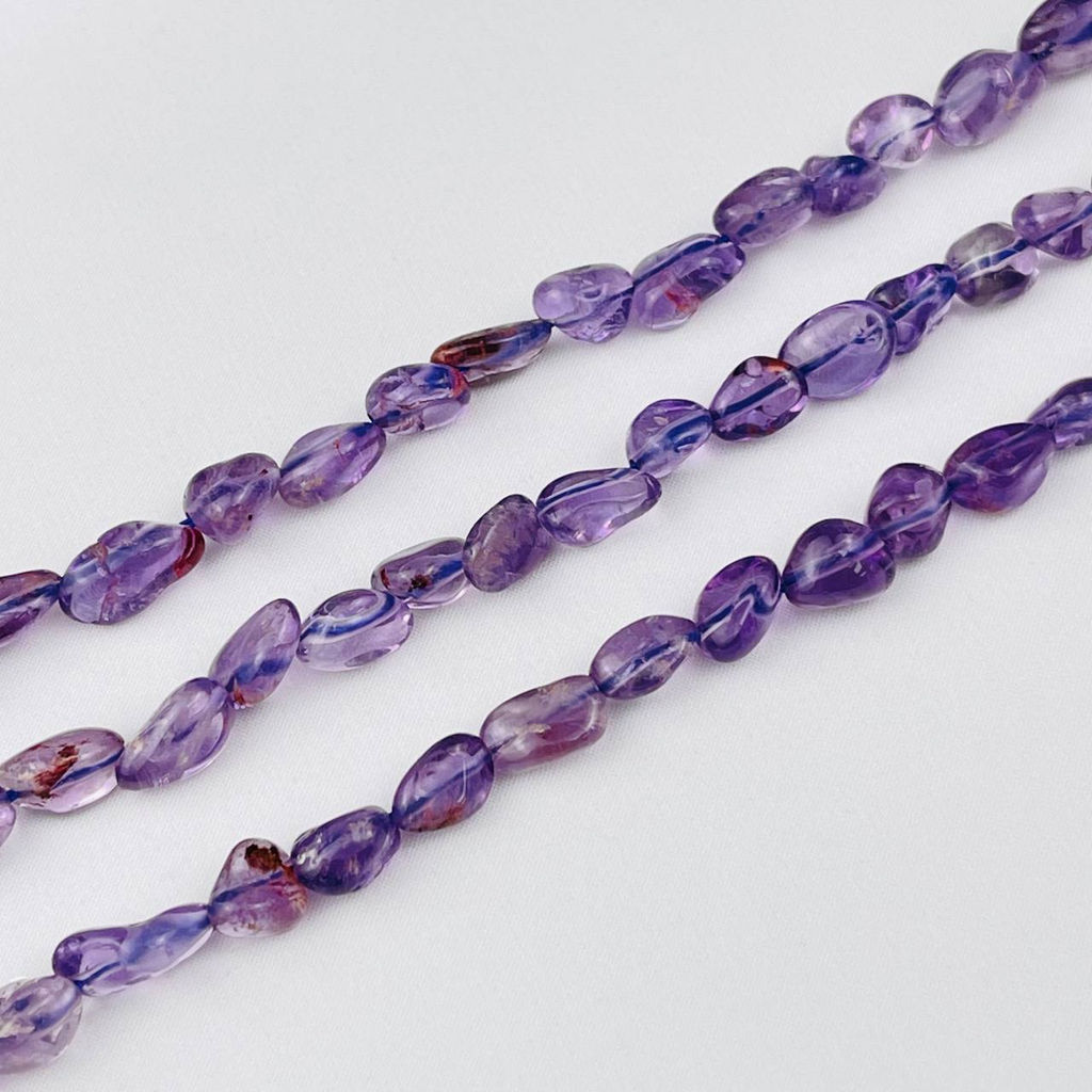 Бусины для украшений из Ауралита (Канадский Аметист) 39 см