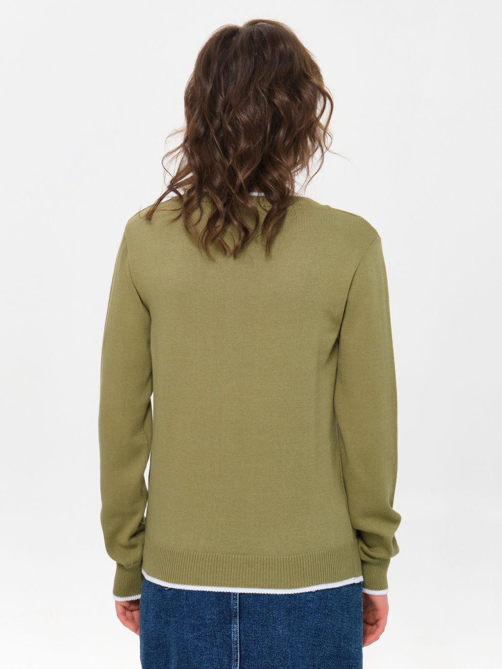 Джемпер вязаный с карманом - Stilla фото 16