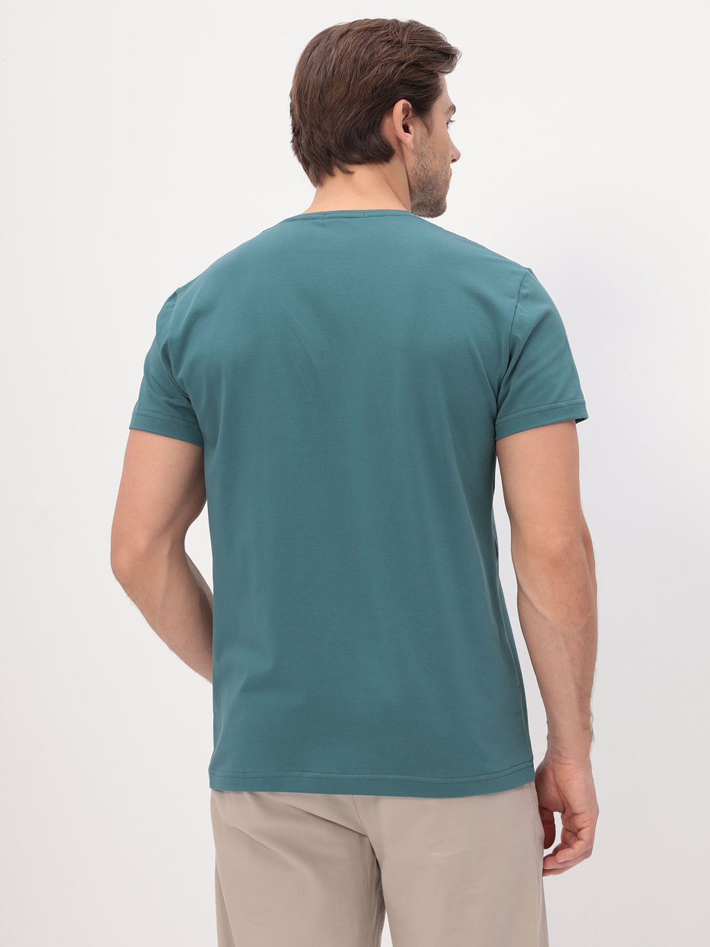 Футболка мужская короткий рукав GREG G146-KO-SA-S5124 (т.ментол)  фото 4