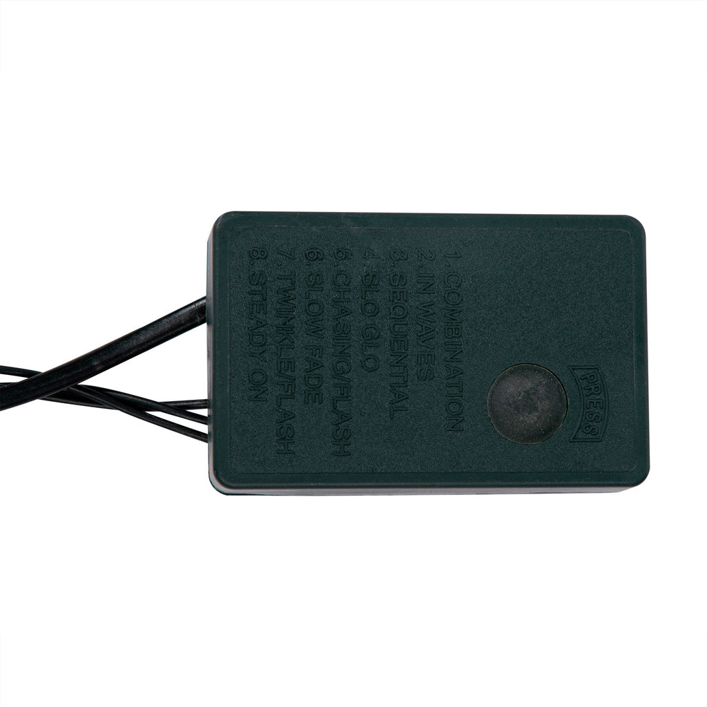 ULD-S1000-100/DGA MULTI-3 IP20 Гирлянда светодиодная, 10м. 100 светодиодов. Белый, желтый, зеленый, красный, розовый, синий свет. Провод зеленый. ТМ Uniel - Volpe фото 6