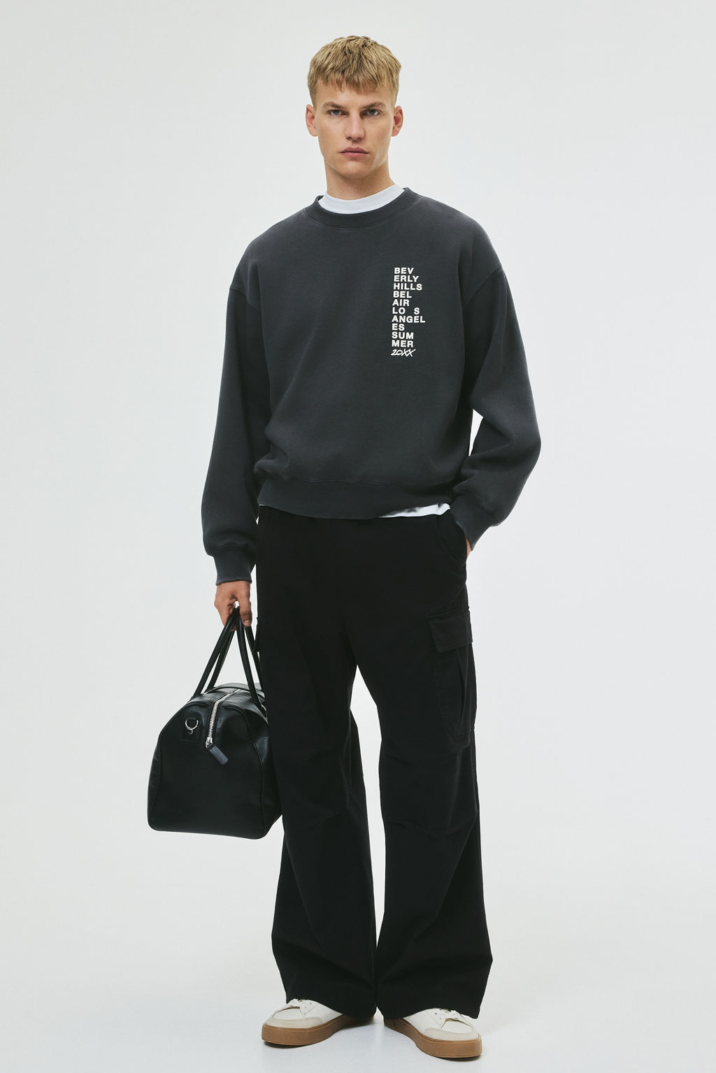 Sudadera con estampado Loose Fit - H&m фото 3
