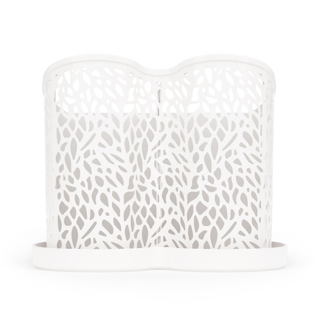 Цена за 2 шт. Подставка под столовые приборы "Сердце" белый М6252