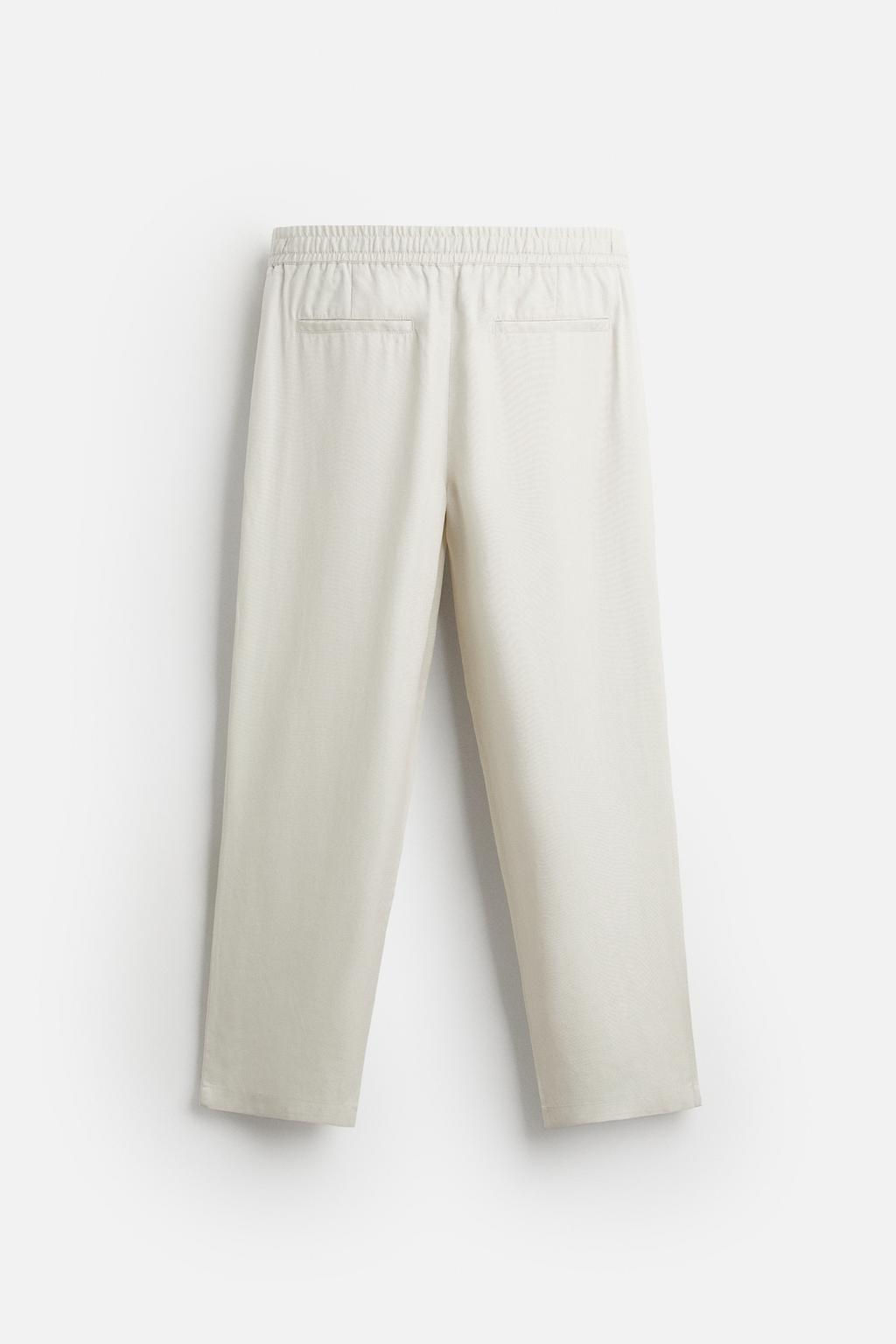 LYOCELL JOGGER WAIST TROUSERS - Zara фото 47