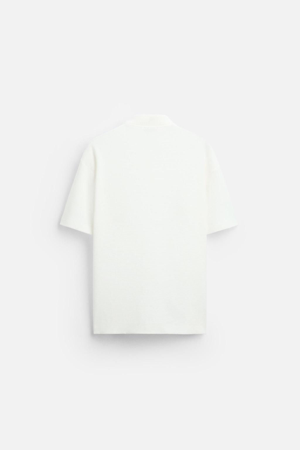 TEXTURED POLO SHIRT - Zara фото 36