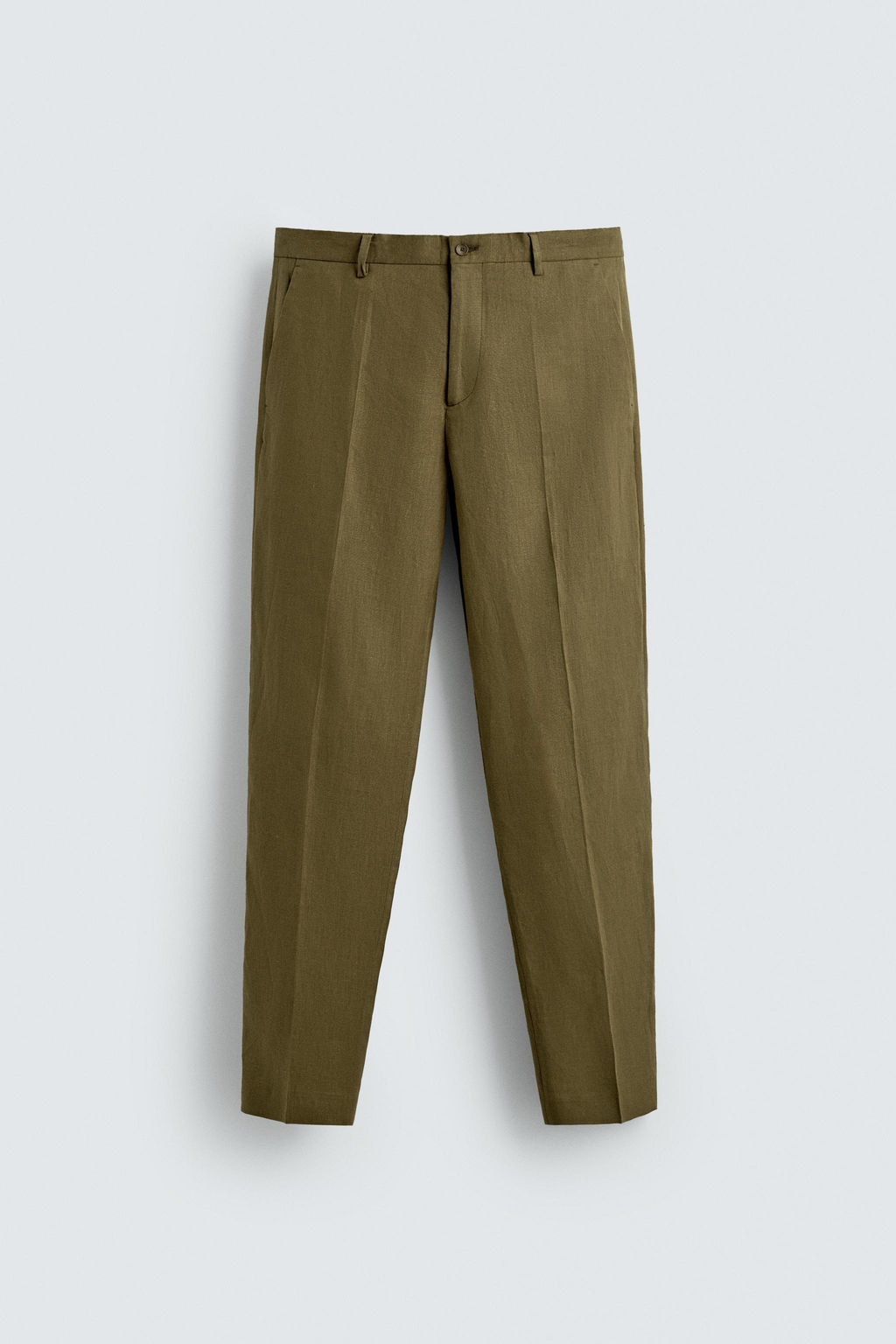 PANTAL?N TRAJE 100% LINO / Aceite - Zara фото 7