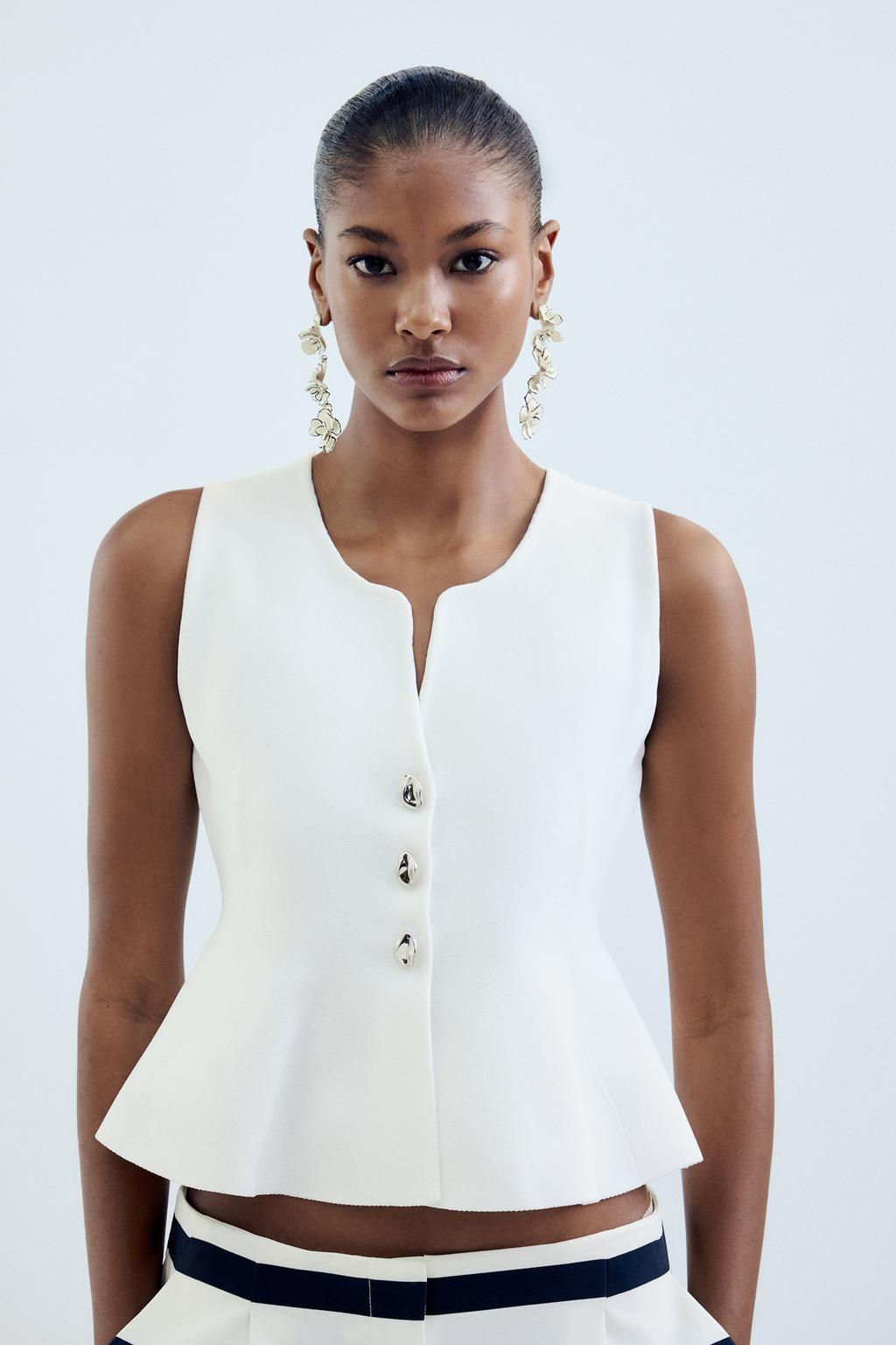 PEPLUM KNIT TOP - Zara фото 2