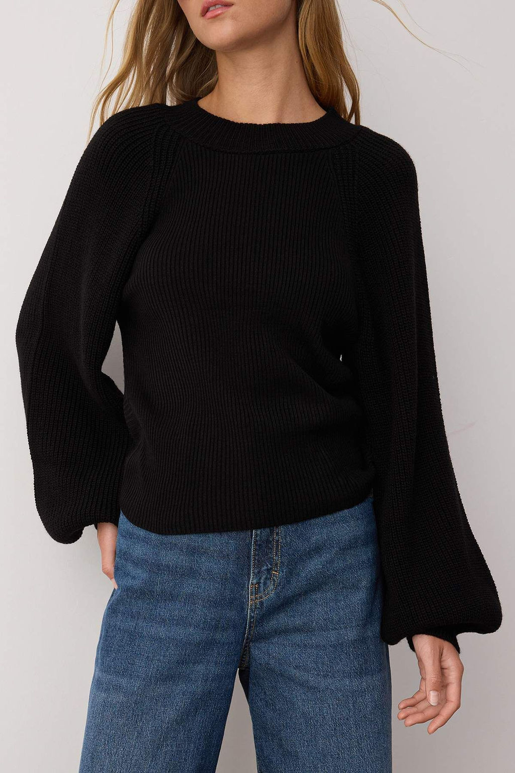 Siyah S?rt Cut Out/Pencere Detayl? Triko Kazak TWOAW26KZ00021 - Trendyolmilla фото 3