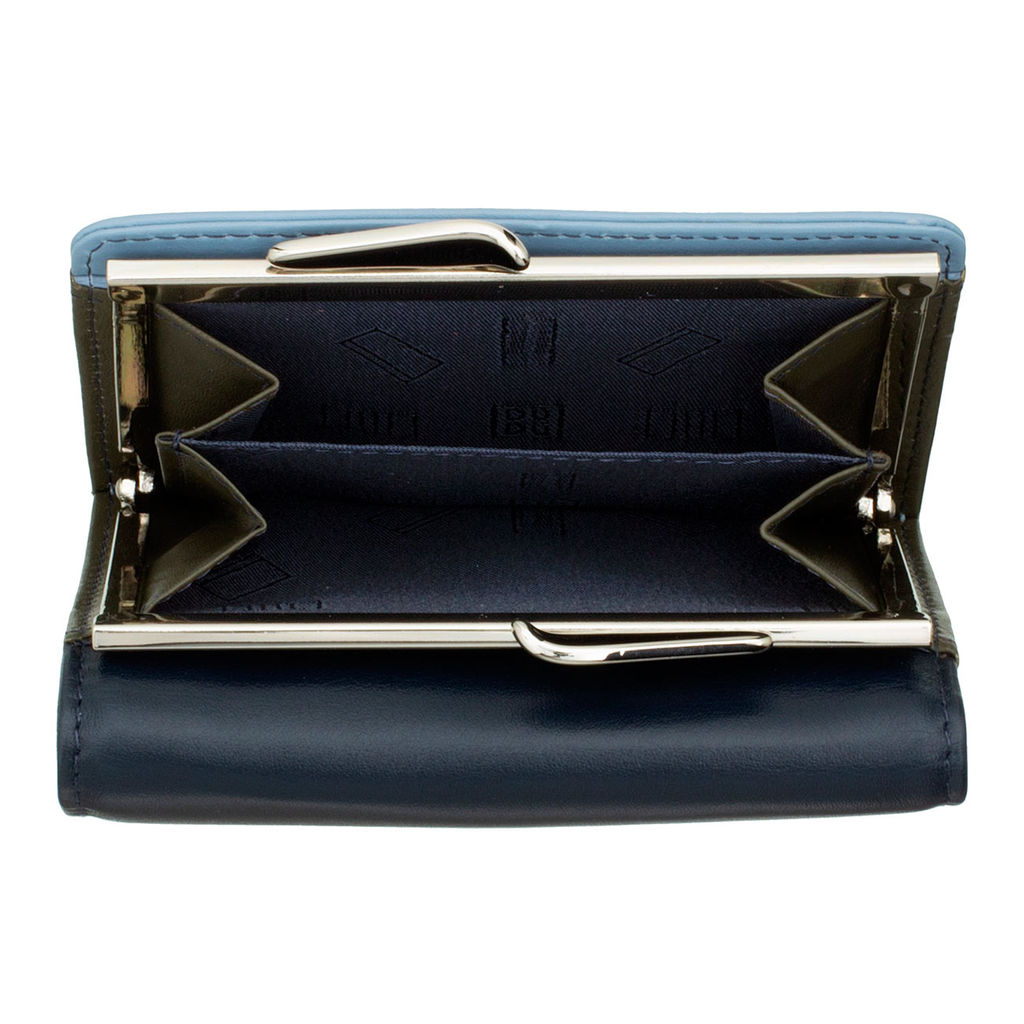 Итальянский женский кожаный кошелек DuDu серии Corsica | морской - Dudubags фото 5