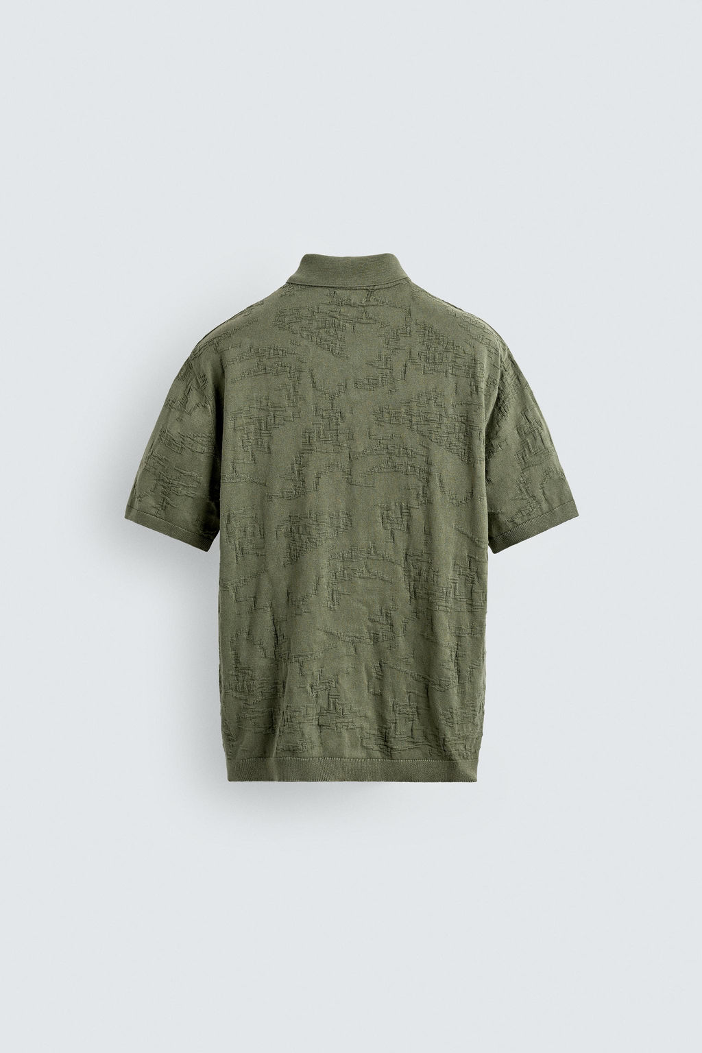 POLO PUNTO RELAXED FIT JACQUARD / Verde - Zara фото 8