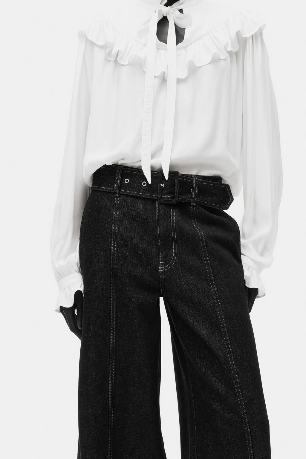 Wide High Jeans - H&m фото 5