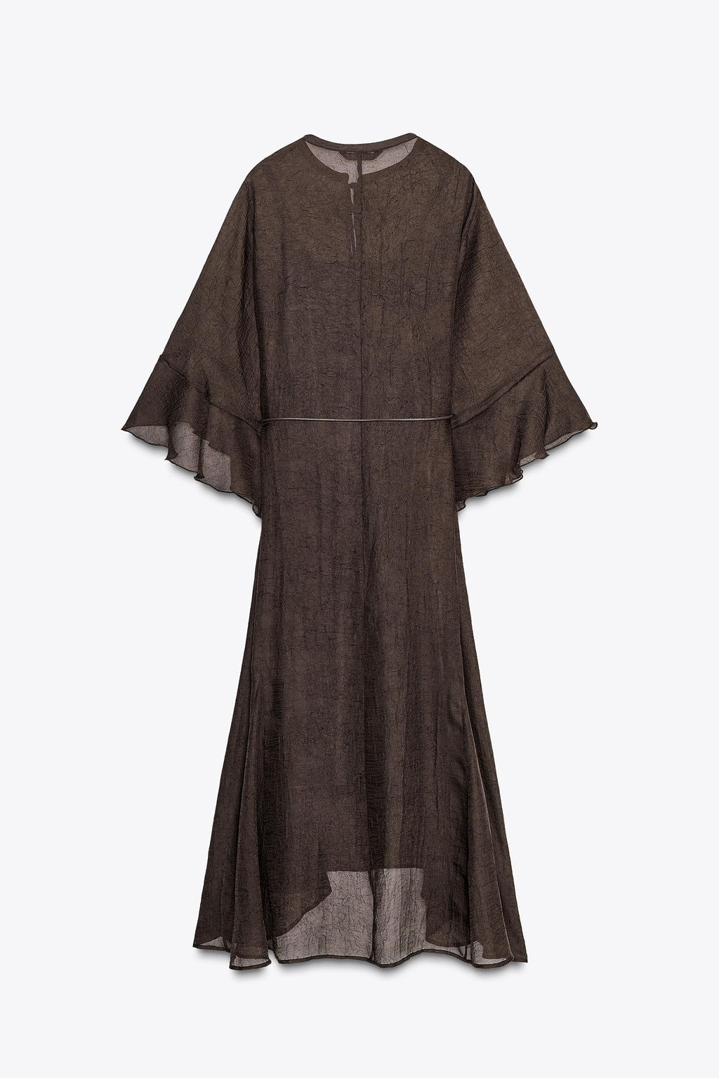 BELTED KAFTAN DRESS - Zara фото 8