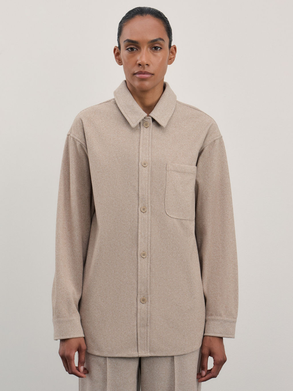 Рубашка с карманом прямого кроя / Zarina  фото 3