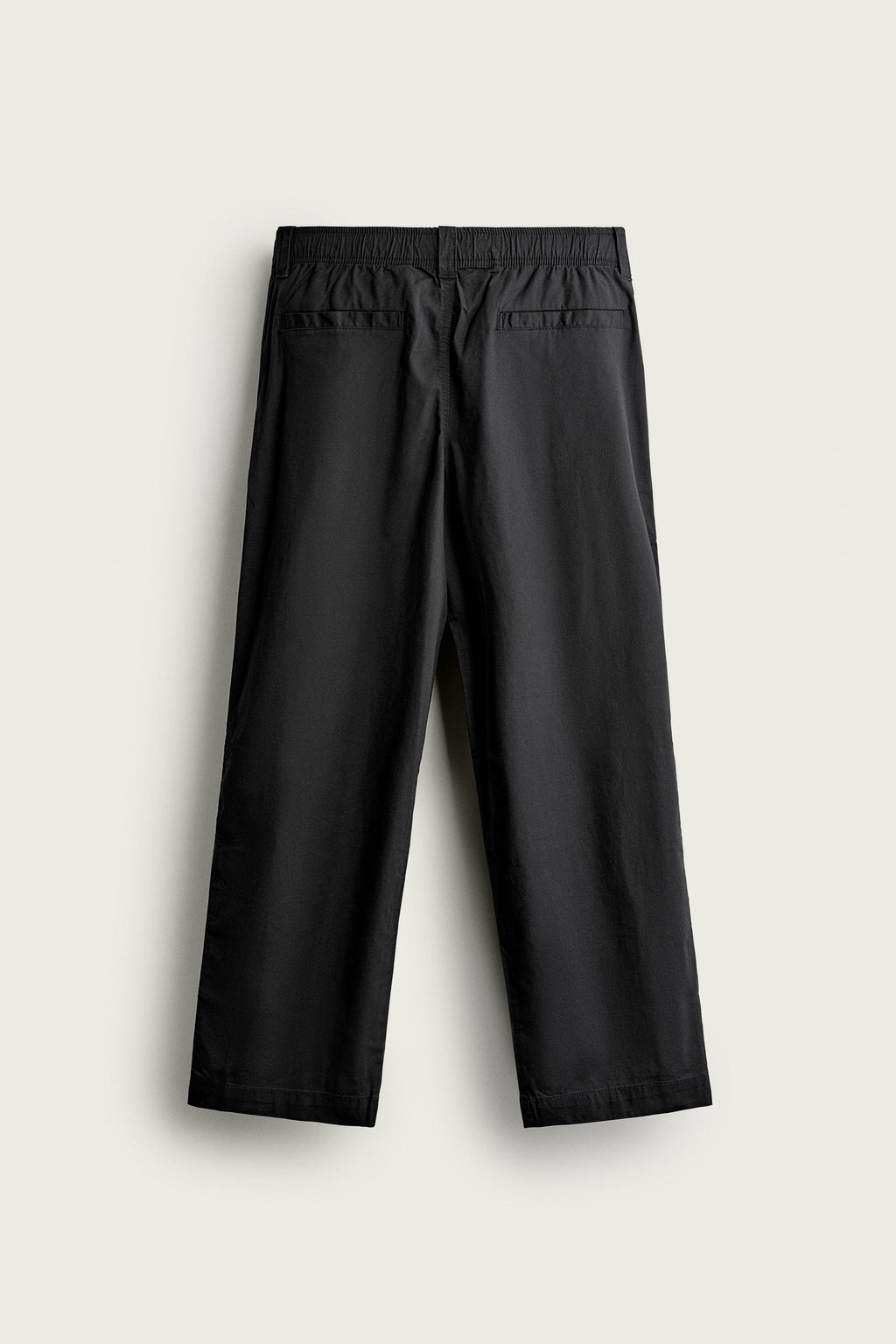 PANTAL?N RELAXED FIT PLIEGUES / Negro - Zara фото 4