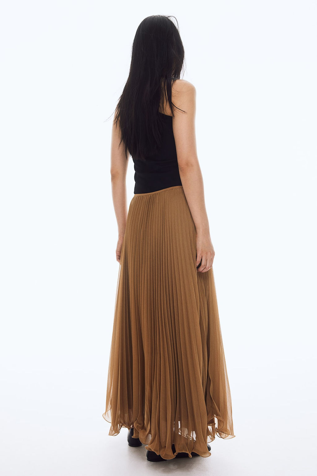 Sheer pleated skirt - H&m фото 4