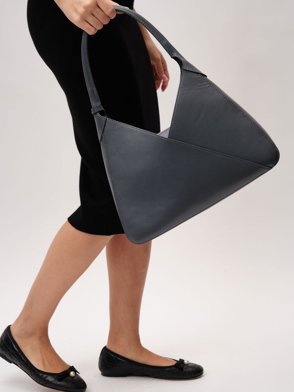 Кожаная сумка Azaro 30889 графит