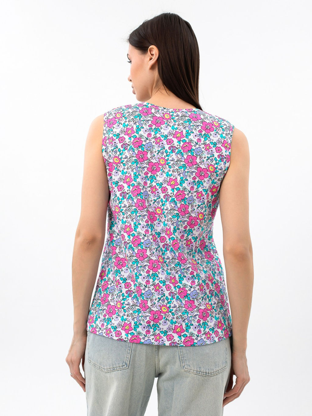 Майка Летнее признание мультиколор/цветы