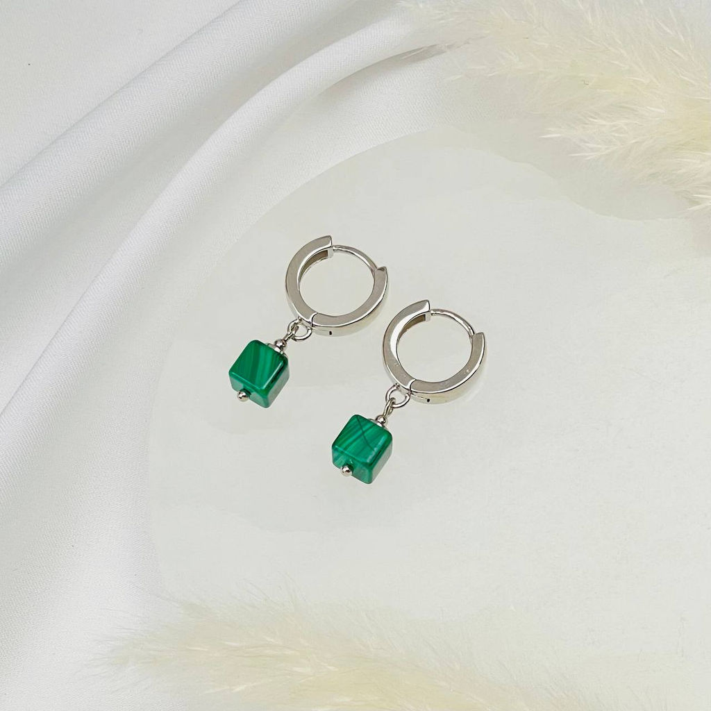 Серьги из Малахита