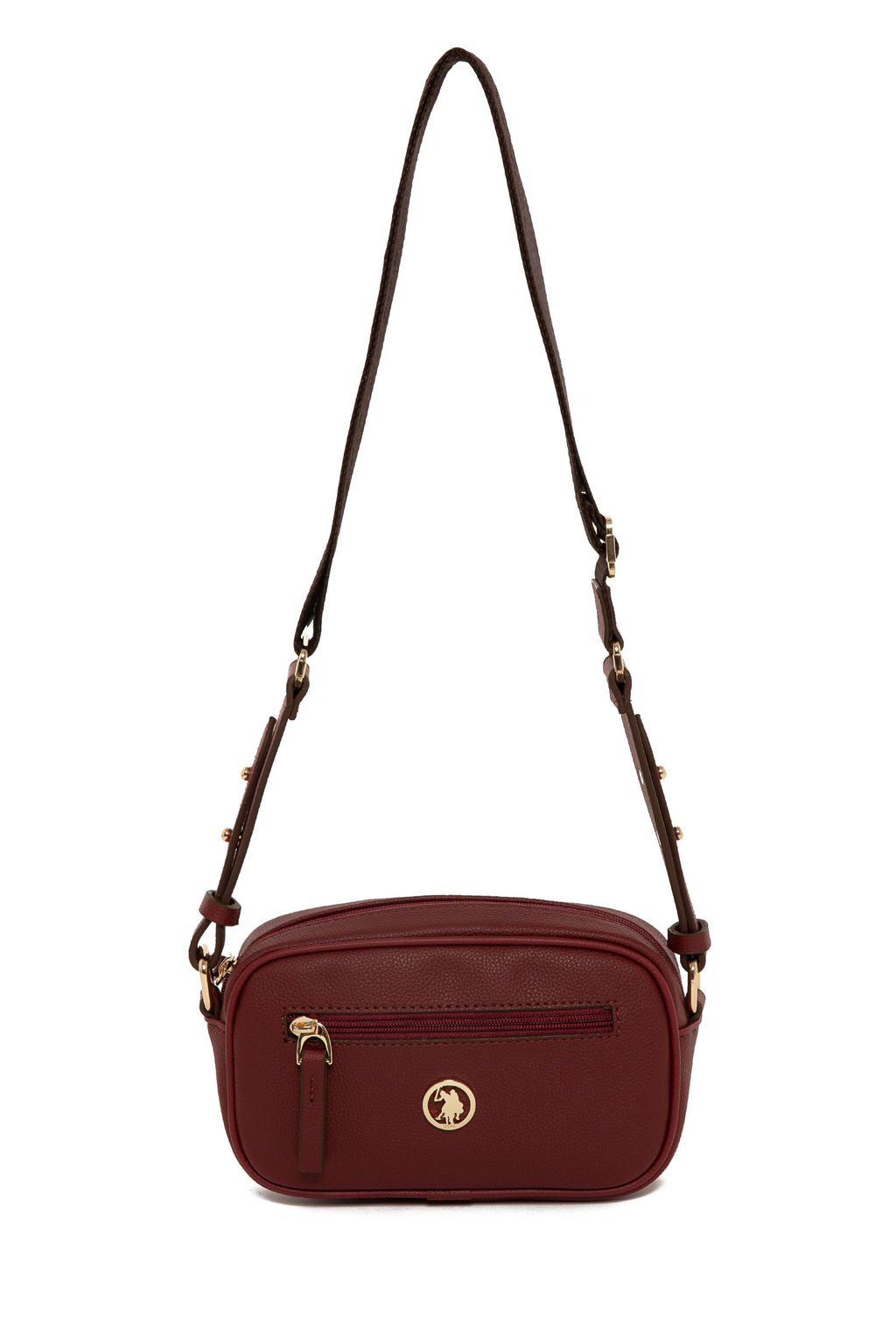 U. S. Polo Assn Женская бордовая сумка через плечо - U.s. polo assn фото 5