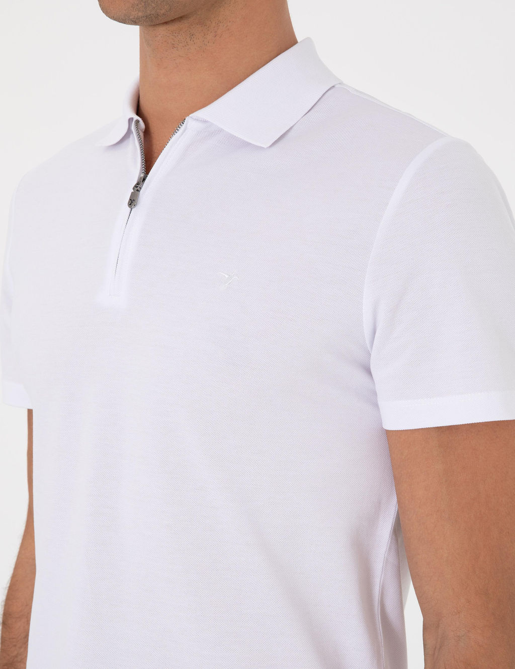 Beyaz Slim Fit Ti__rt - Cacharel фото 7