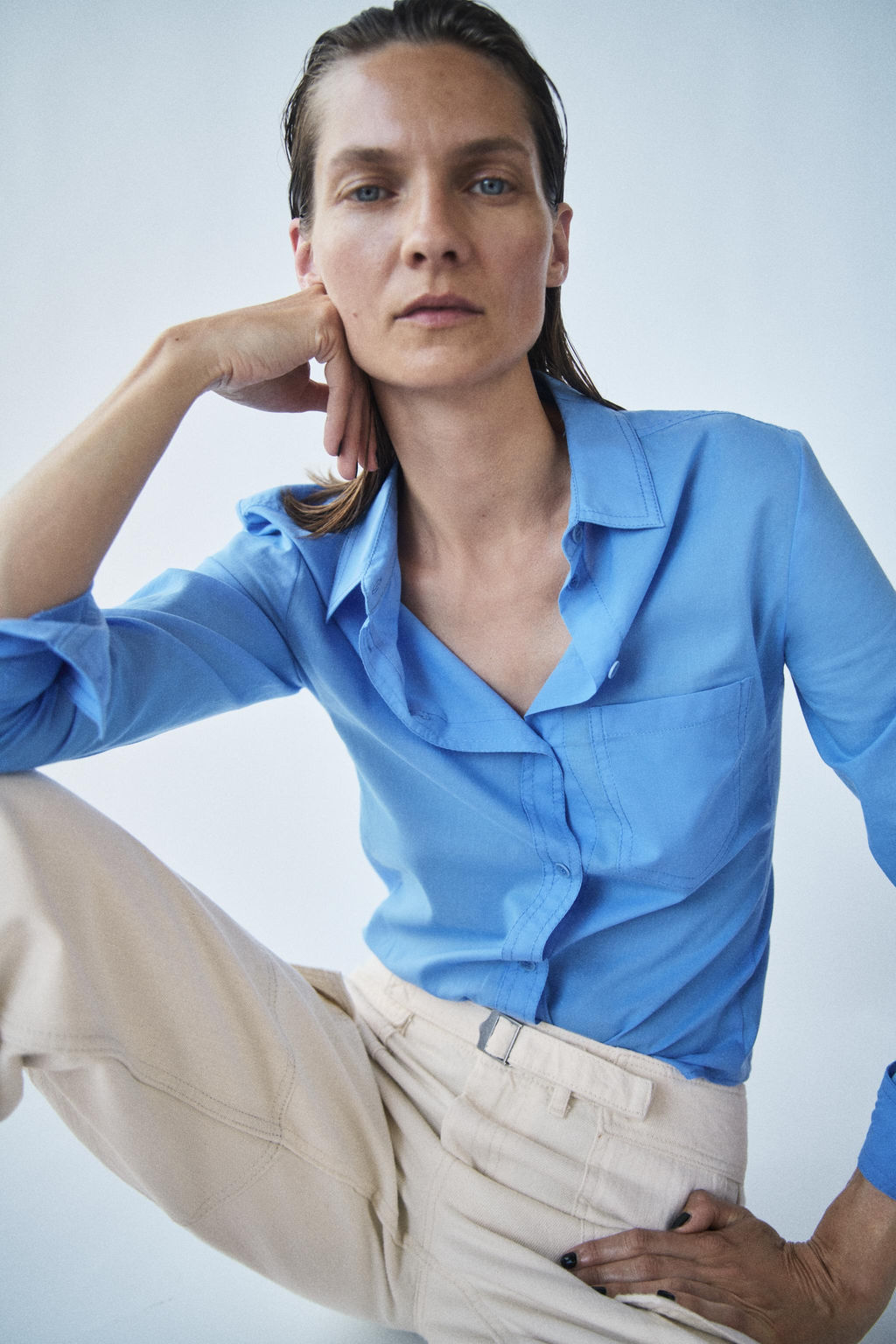 PANTAL?N PATCHWORK - THE ITEM ZARA WOMAN / Crudo  фото 3
