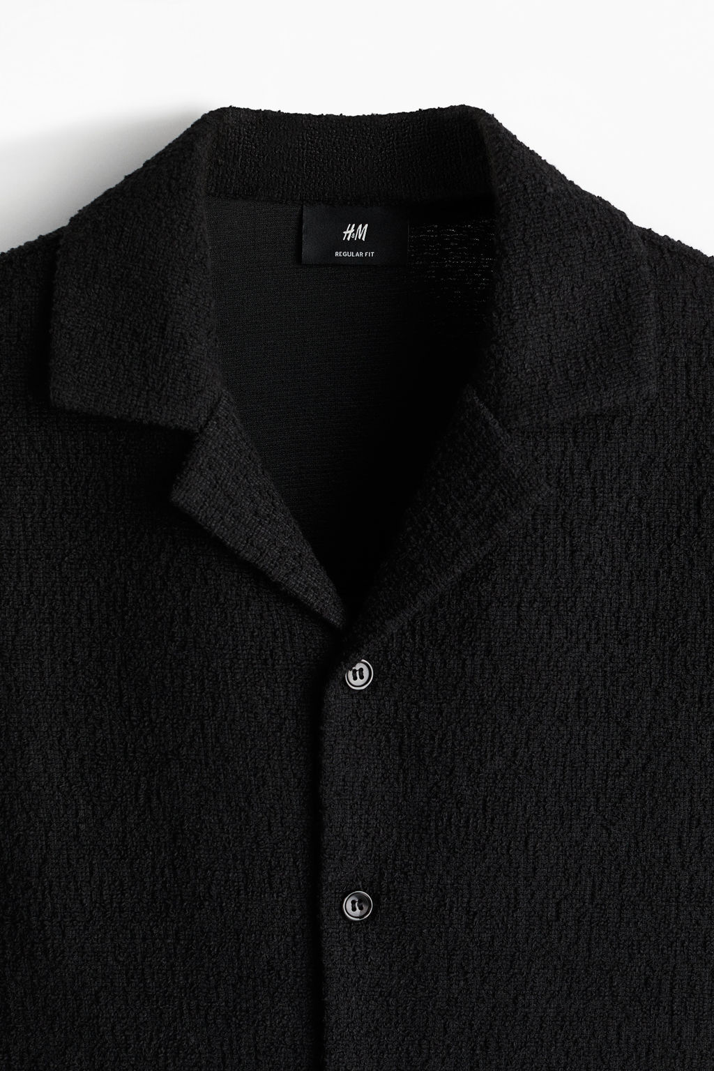 Camisa resort con textura Regular Fit - H&m фото 3